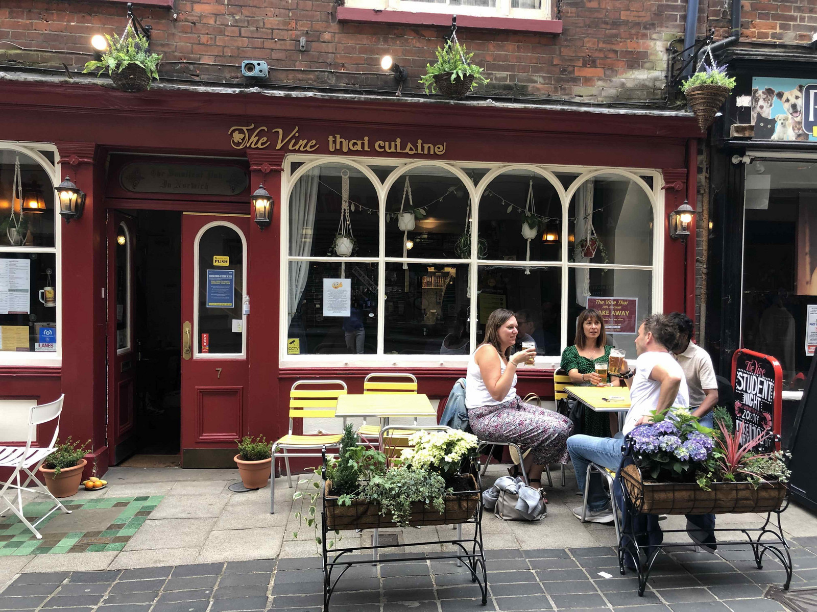 The Vine - Running The Smallest Pub And Thai Restaurant In Norwich During A Pandemic Age